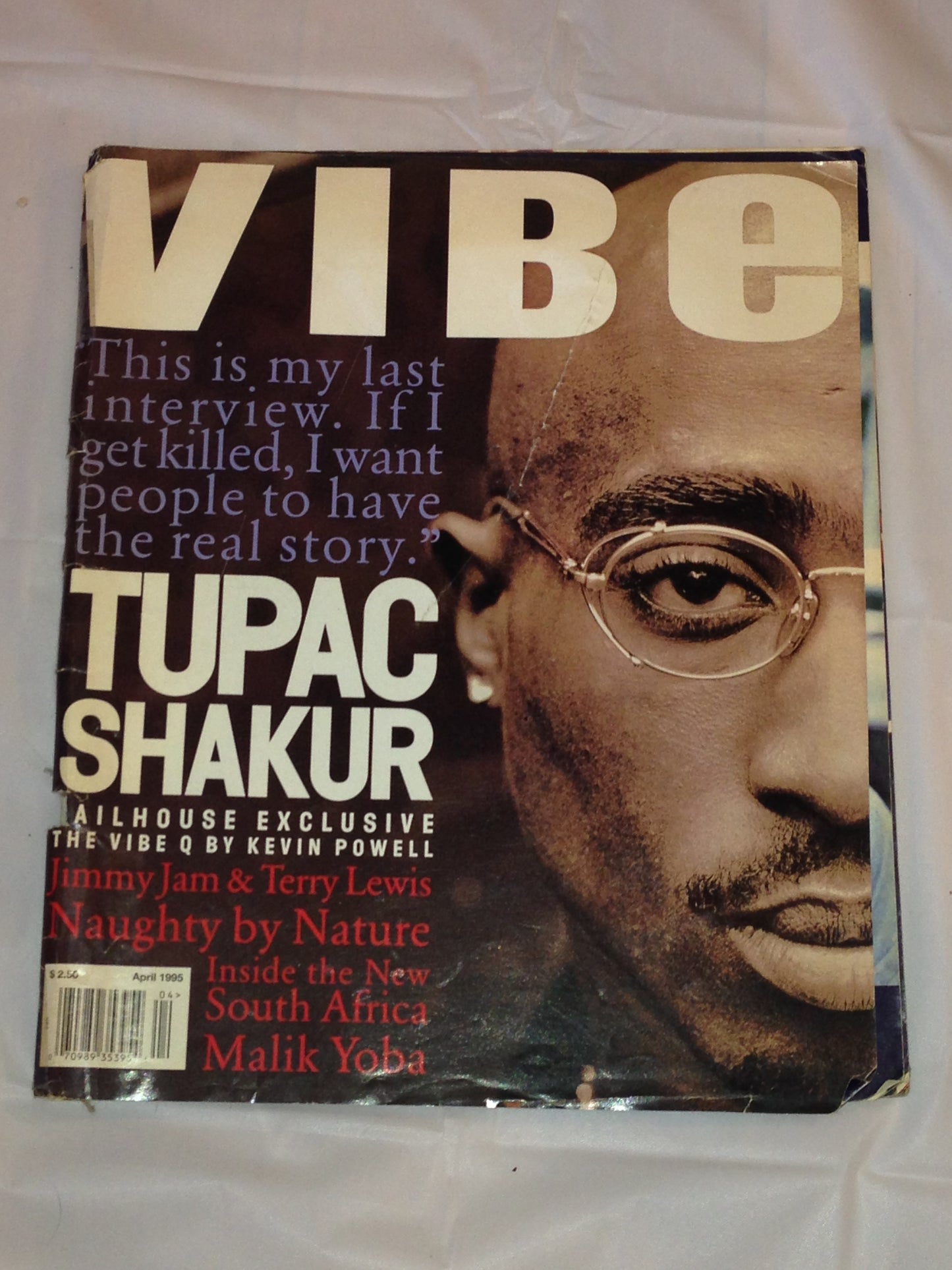 VIBE Magazine – Tupac Shakur Jailhouse Exclusive (April 1995)
