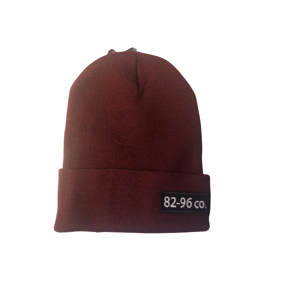 "Old Kanye" Beanie Hat - Burgundy