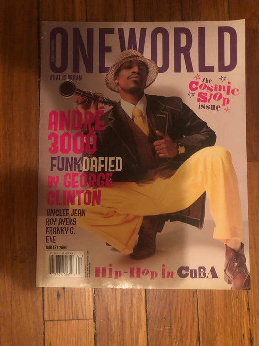 RARE* One World Magazine - ANDRE 3000 cover - Jan. 2004