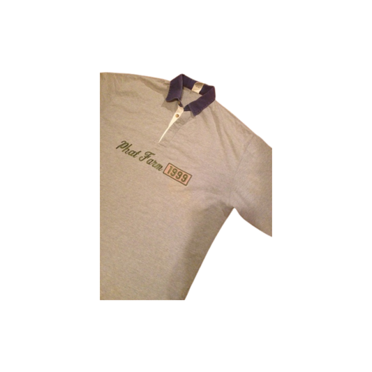 Phat Farm “1999” Polo Shirt – Vintage Hip-Hop Streetwear Rugby Style XL