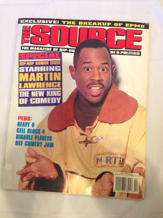 The Source Magazine – Martin Lawrence Cover (April 1993)